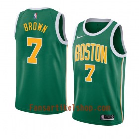 Boston Celtics Trikot Jaylen Brown 7 2018-19 Nike Grün Swingman - Herren